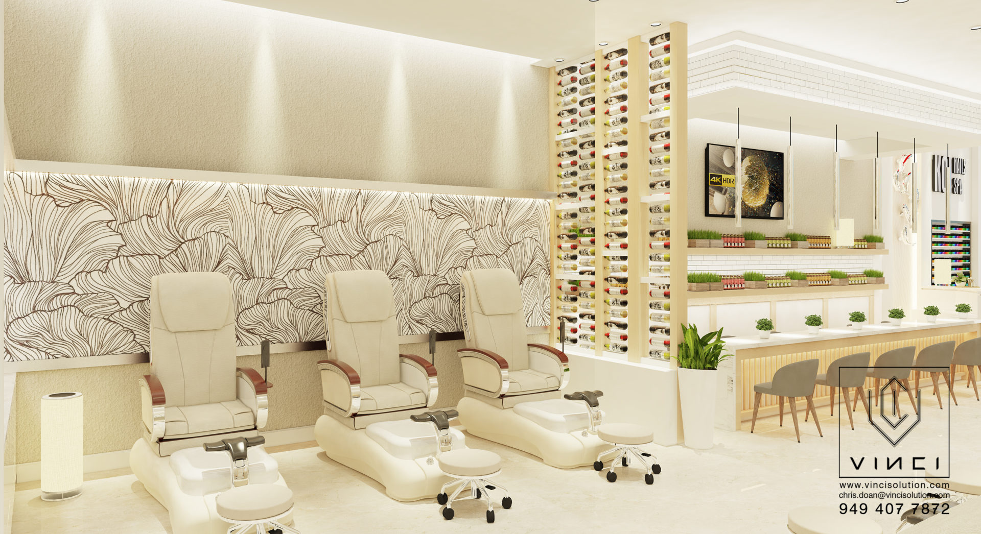1. "Nail Salon Design Ideas: Painted Walls and Floors" - wide 7